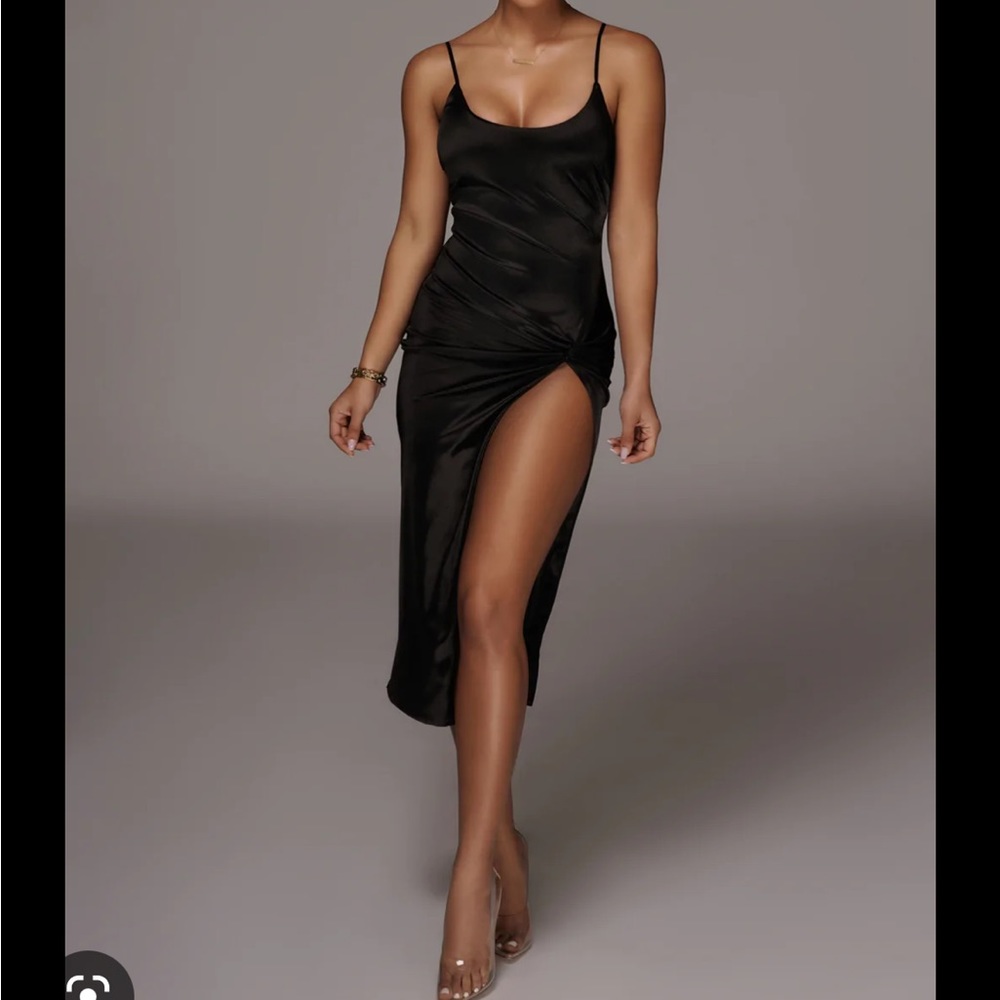 Brand new Jlux label Aldis Slit dress